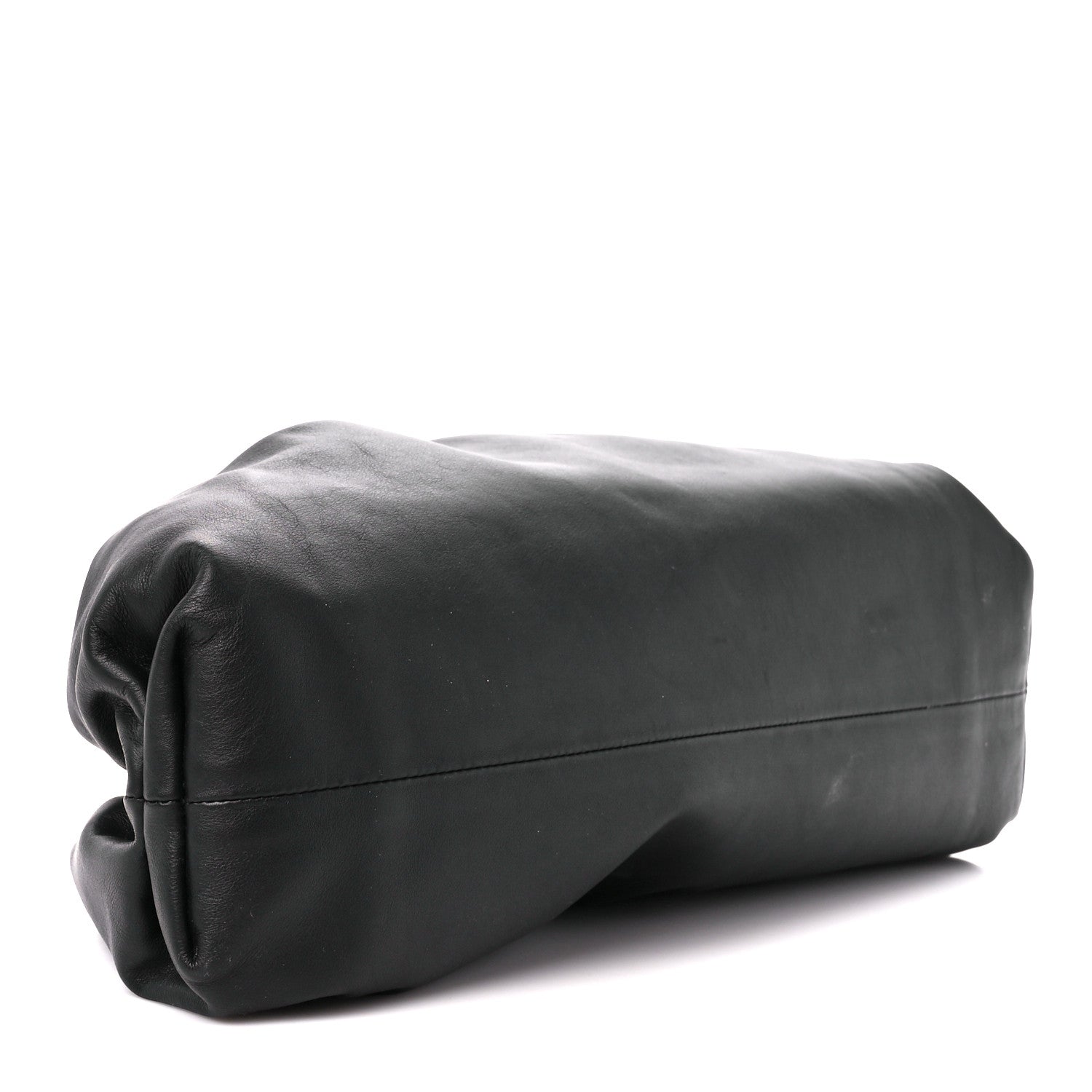 Bottega Veneta Smooth Butter Calf The Pouch Oversized Clutch Black 4 of 11