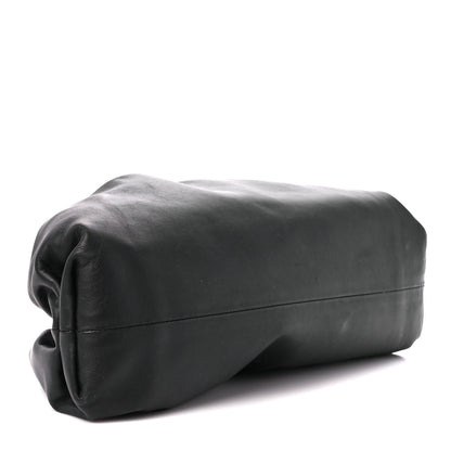 Bottega Veneta Smooth Butter Calf The Pouch Oversized Clutch Black 4 of 11