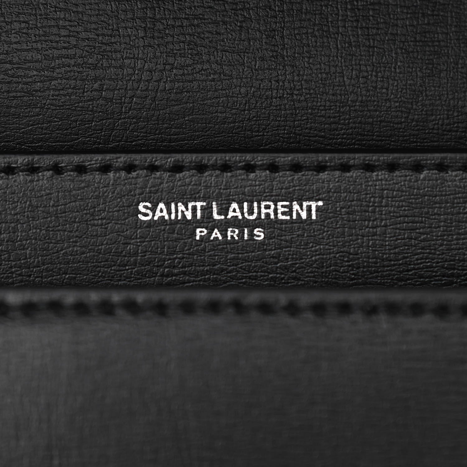 Saint Laurent Calfskin Medium Monogram Sunset Black 6 of 12