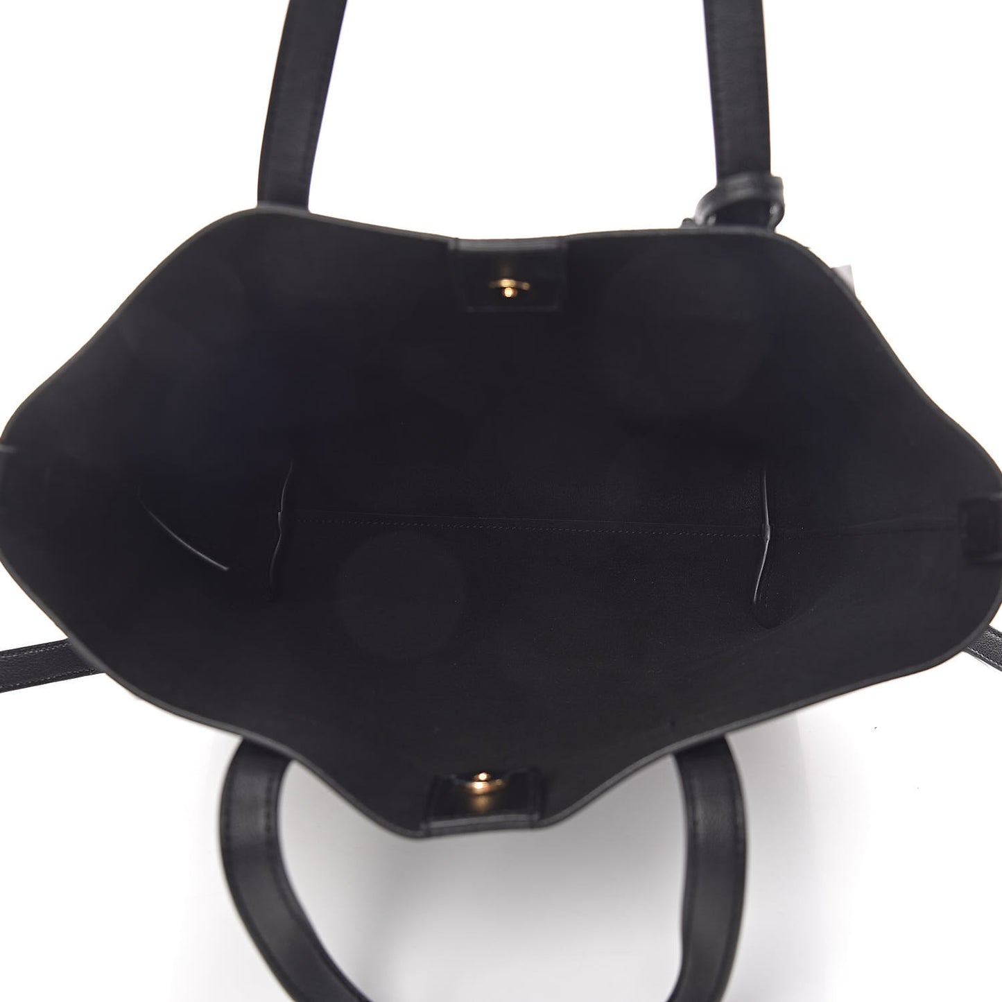 Calfskin Toy Shopping Tote Black