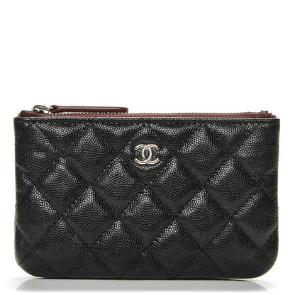 Chanel Caviar Quilted Small Cosmetic Case Black 1 of 7