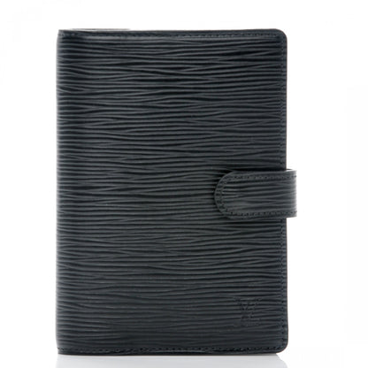 Louis Vuitton Epi Small Ring Agenda Cover Black 1 of 6