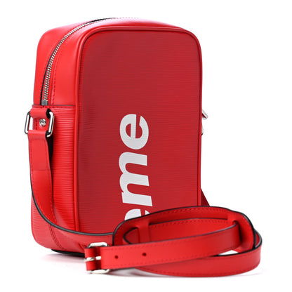 Louis Vuitton X SUPREME Epi Danube PM Red 2 of 4