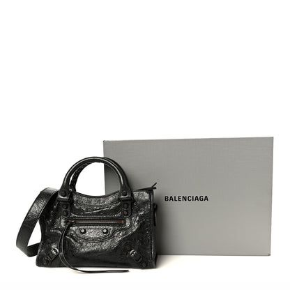 Balenciaga Agneau Arena Classic Hardware Le City Mini  Black 11 of 11