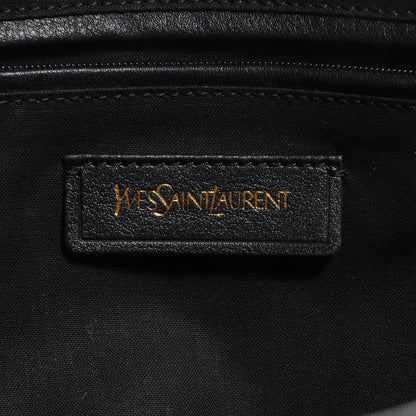 Saint Laurent Pony Hair Leopard Print Large Cabas Chyc Black 6 of 9