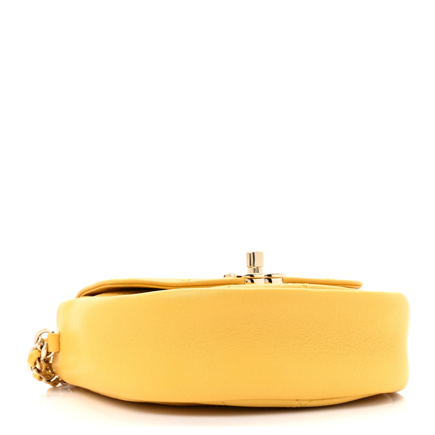 Goatskin Stitched Casual Trip Messenger Flap Yellow