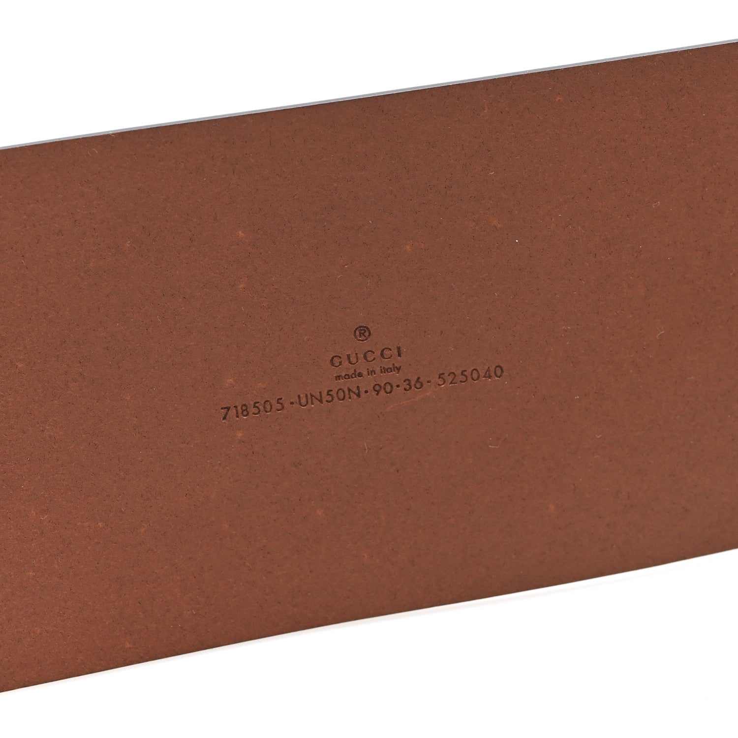 Gucci Calfskin Wide Belt 90 36 Harness Brown 3 of 4