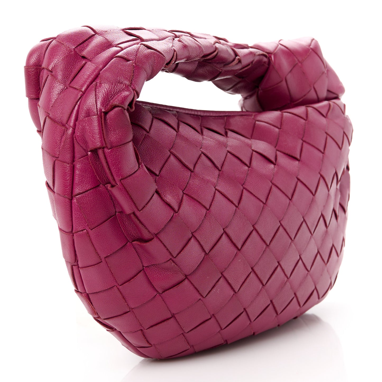Nappa Intrecciato Mini Jodie Cinnabar