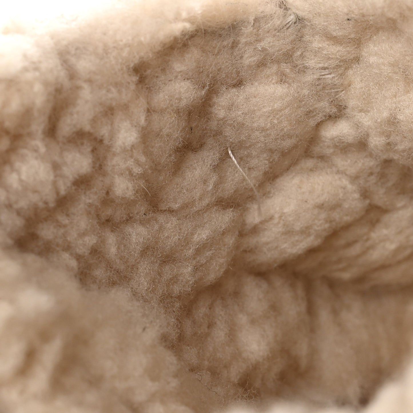 Suede Goatskin Woolskin Flore 60 Mules 38.5 Brun Amourette Ecru