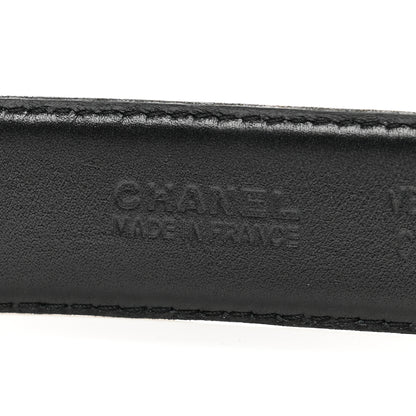 Chanel Calfskin CC Belt 65 26 Black 5 of 9