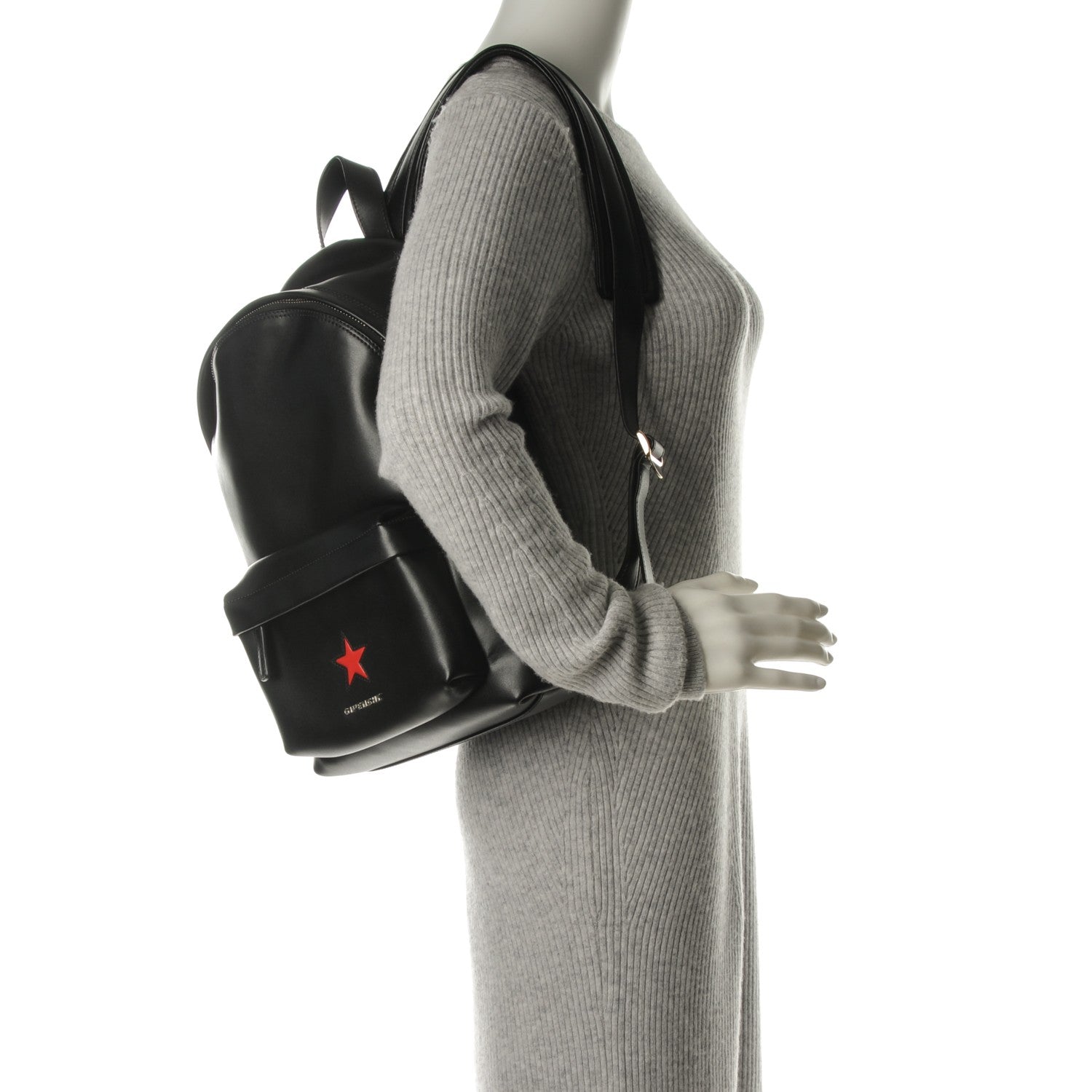 givenchy mini star backpack STAR-PATCH BLACK LEATHER Givenchy Star Stud Nano Backpack