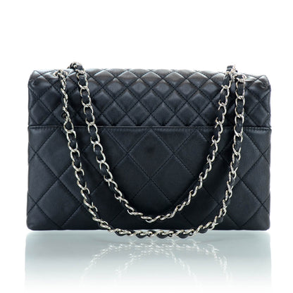 Chanel Leather Quilted In the Business Flap Bag Black 3 of 11