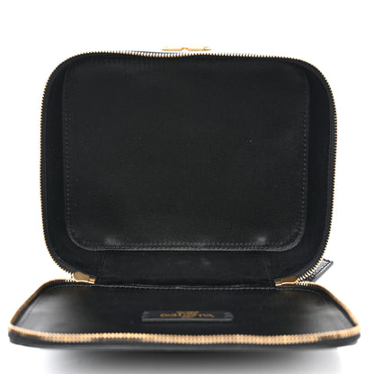 Valentino Garavani Grained Calfskin VLogo Signature Wash Bag Black 11 of 12