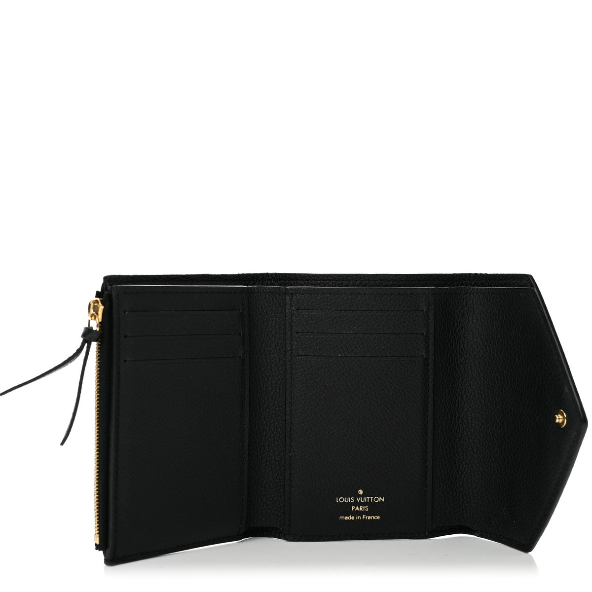 Empreinte Monogram Giant Victorine Wallet Black Beige