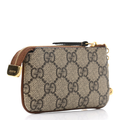 Gucci GG Supreme Monogram Key Case Brown 3 of 8