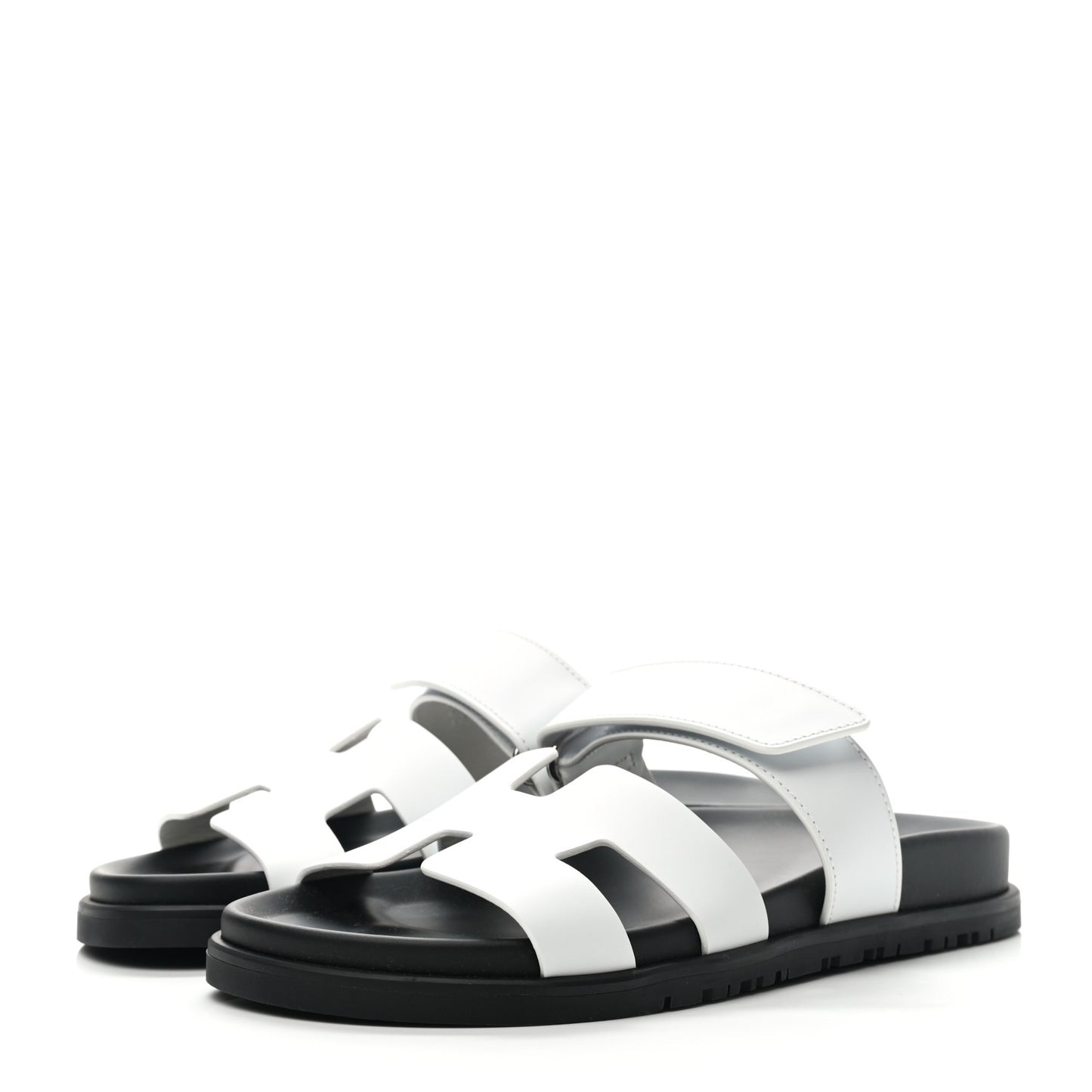 Calfskin Womens Chypre Sandals 36.5 White