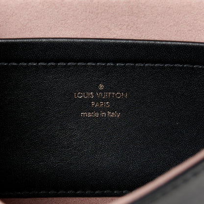 Louis Vuitton Lambskin Embossed Monogram Pochette Coussin Black 6 of 9