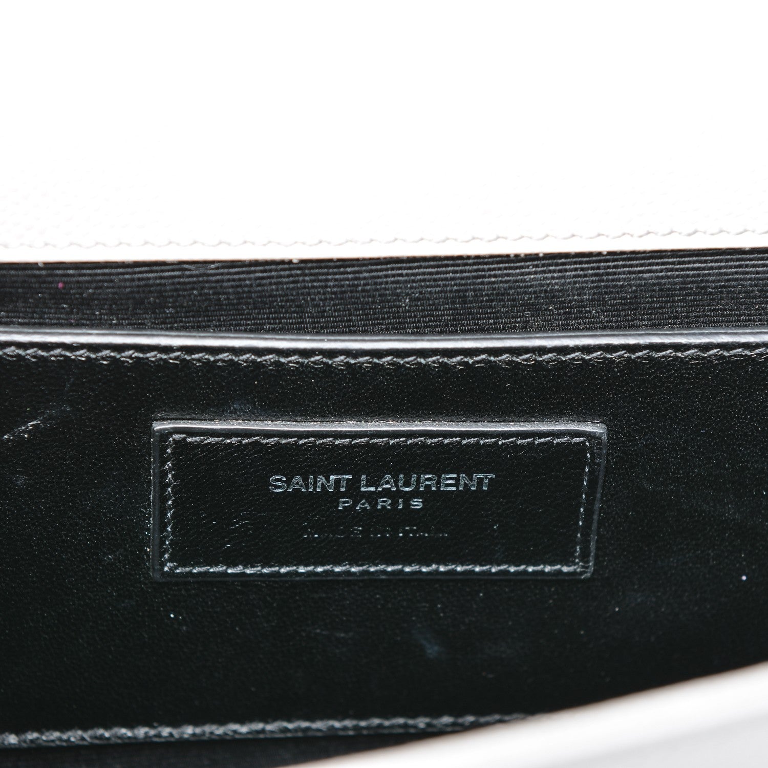 Saint Laurent Grain De Poudre Medium Classic Monogram Kate Satchel Souris 6 of 6