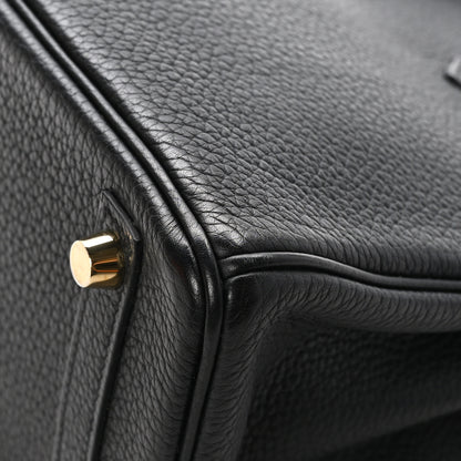 Hermes Togo Birkin 25 Black 12 of 13