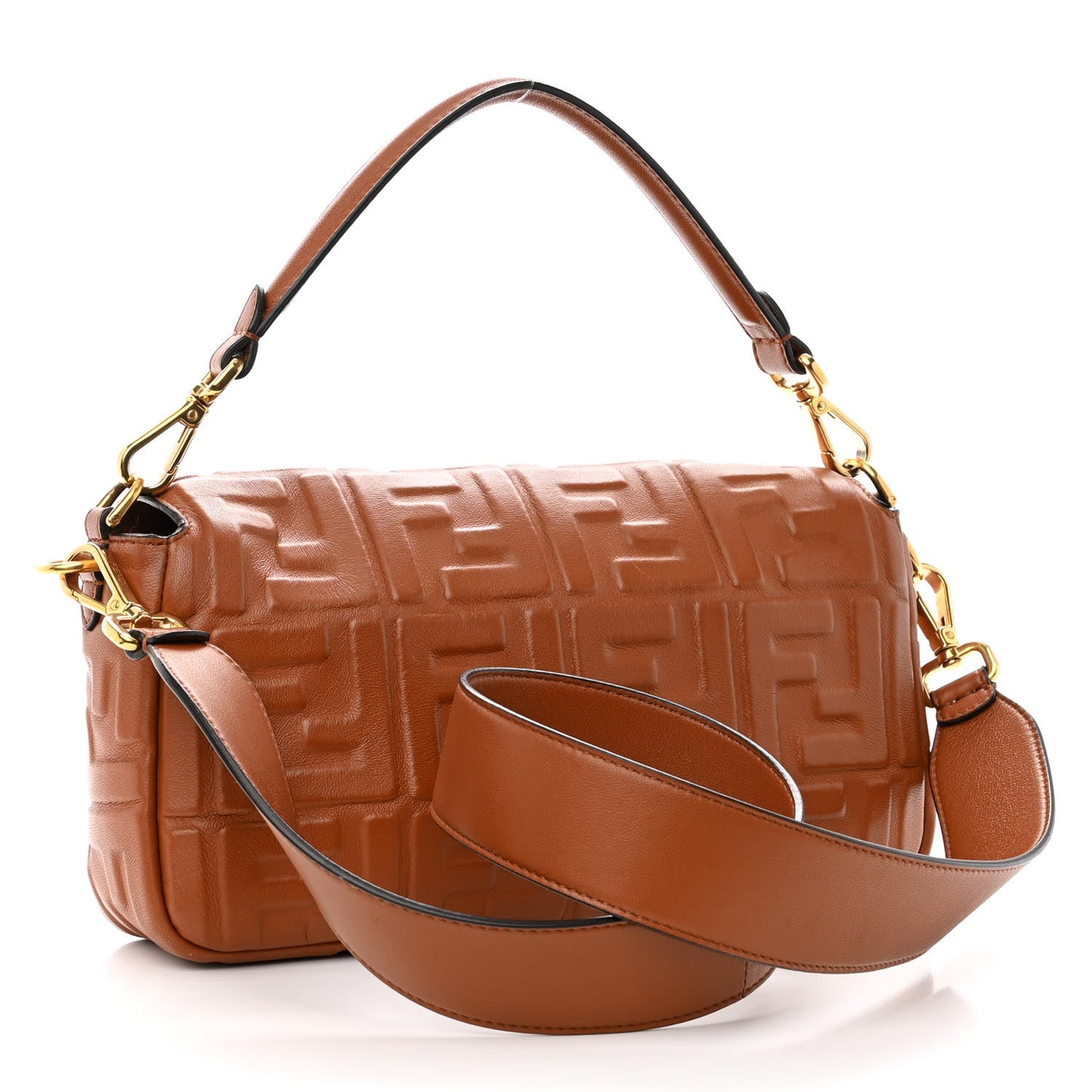 Nappa FF 1974 Embossed Baguette Coloniale
