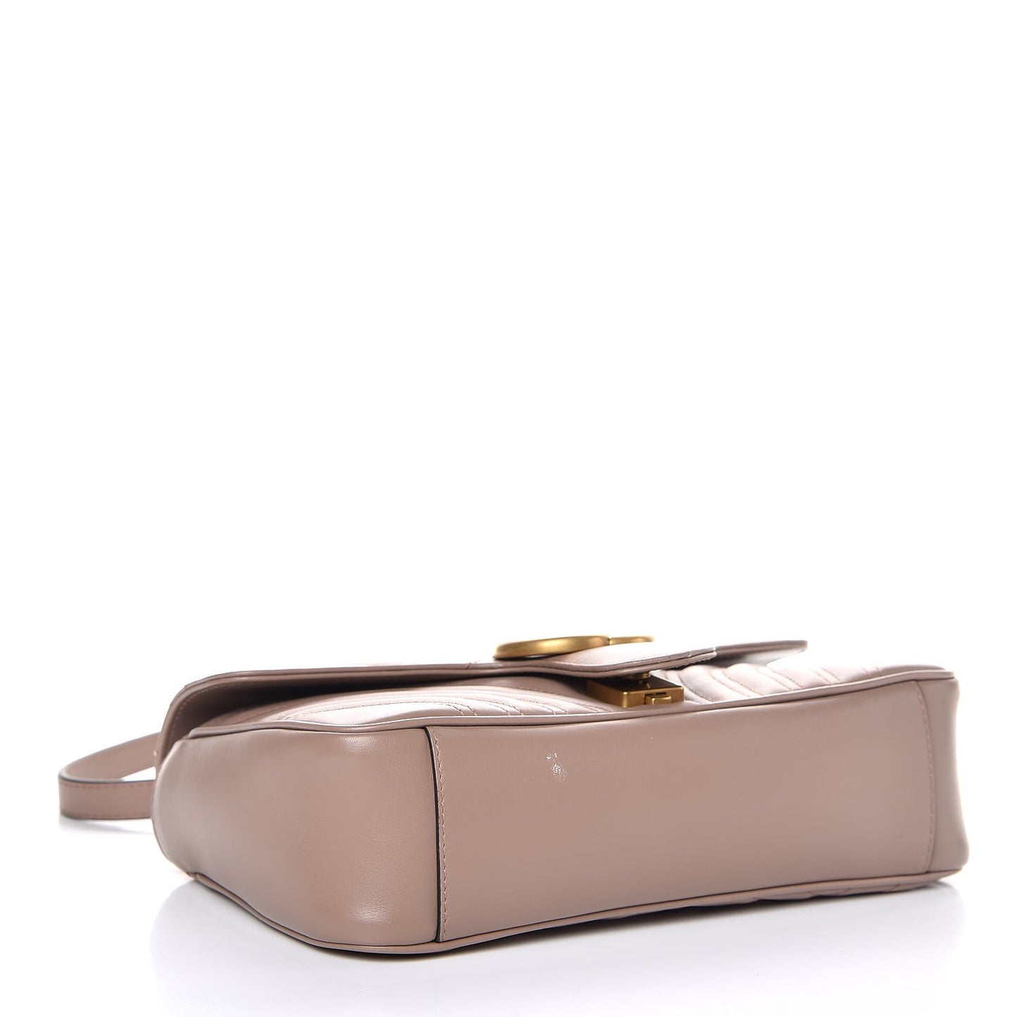 Calfskin Matelasse Small GG Marmont Shoulder Bag Porcelain Rose