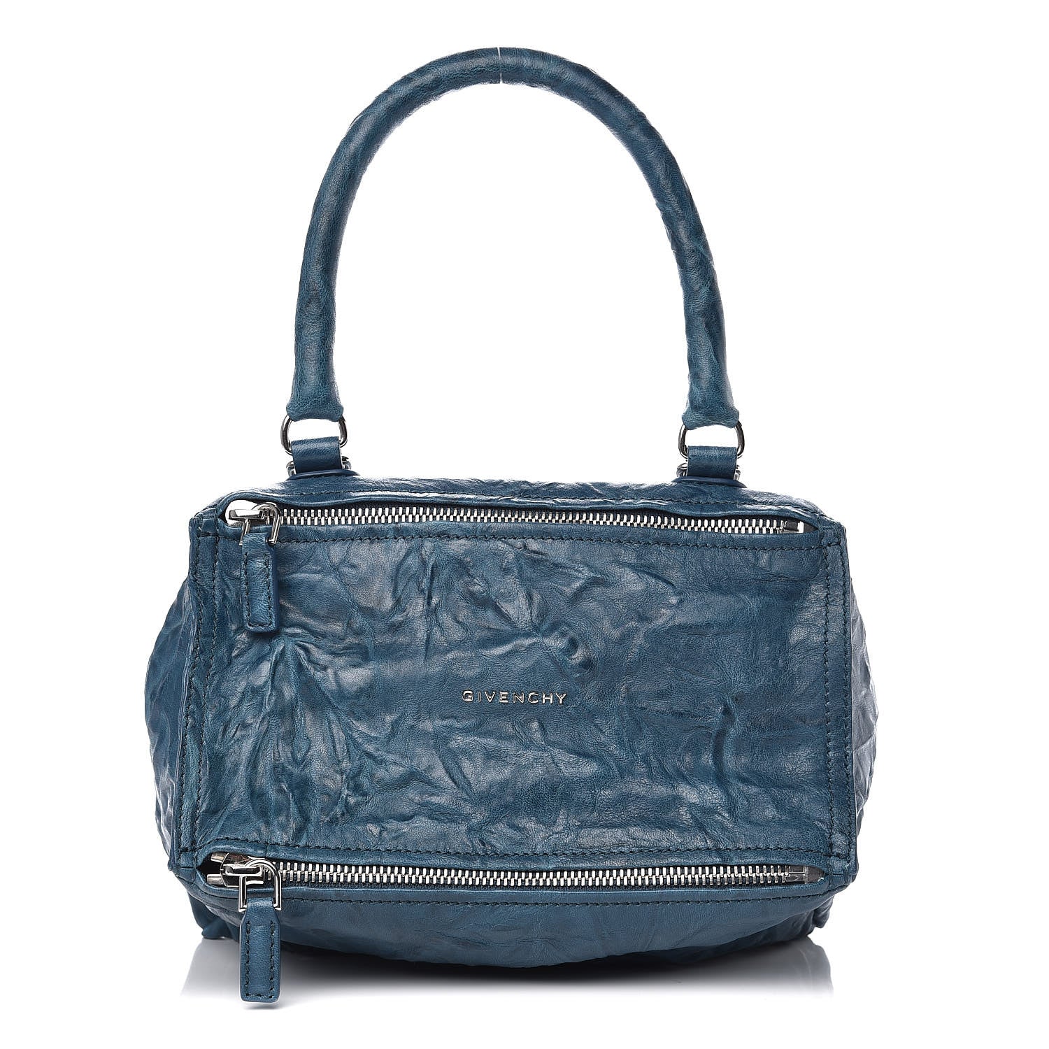 Givenchy Tumbled Sheepskin Small Pandora Mineral Blue 1 of 13