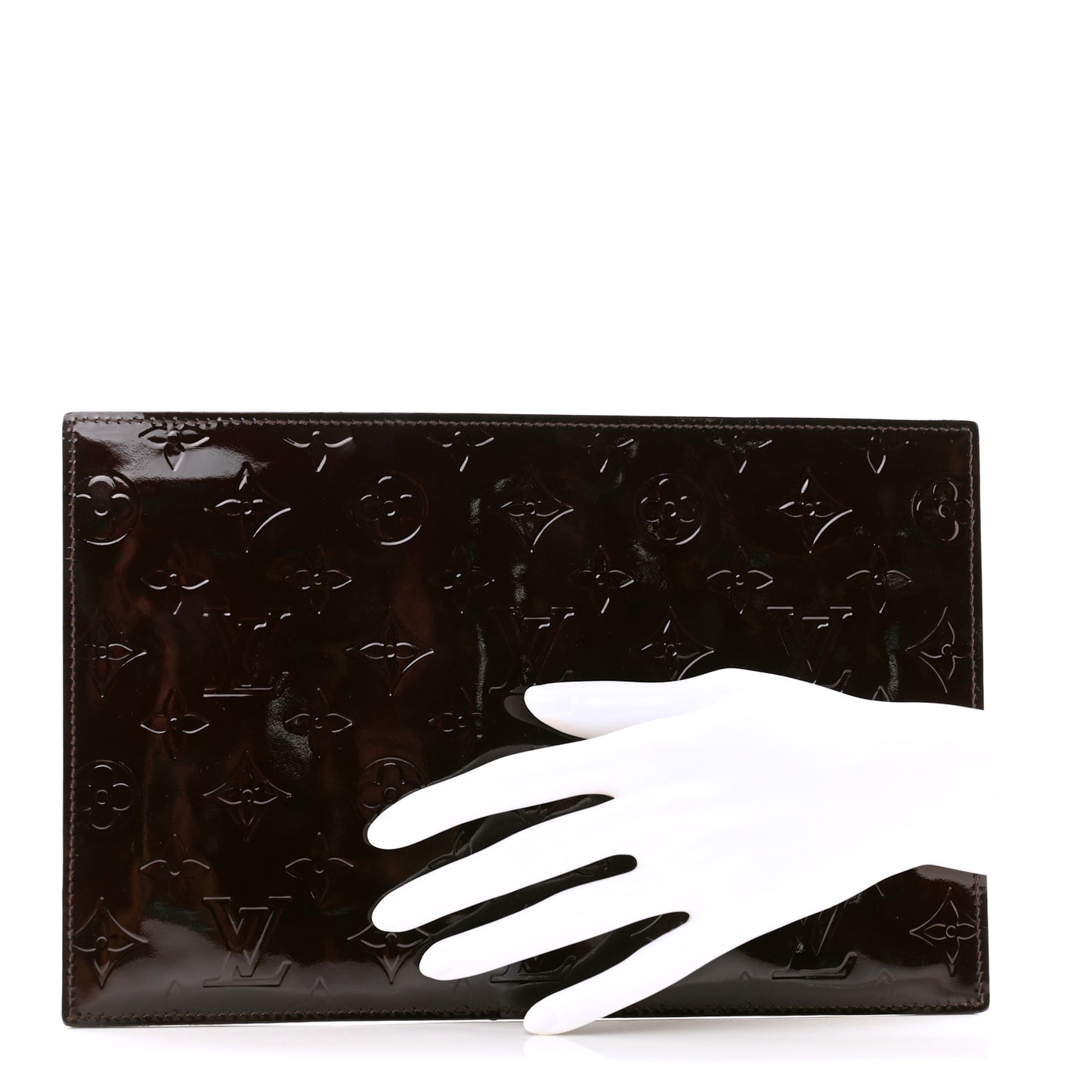 Vernis Pershing Square Clutch GM Rouge Fauviste