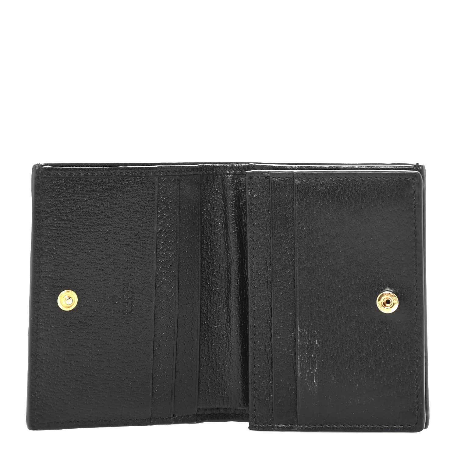 Gucci Calfskin Web Ophidia Card Case Black 5 of 9