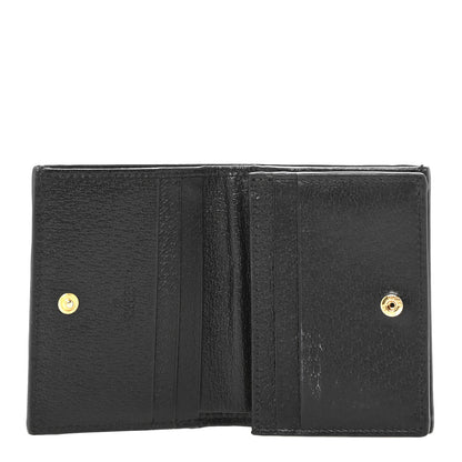 Gucci Calfskin Web Ophidia Card Case Black 5 of 9