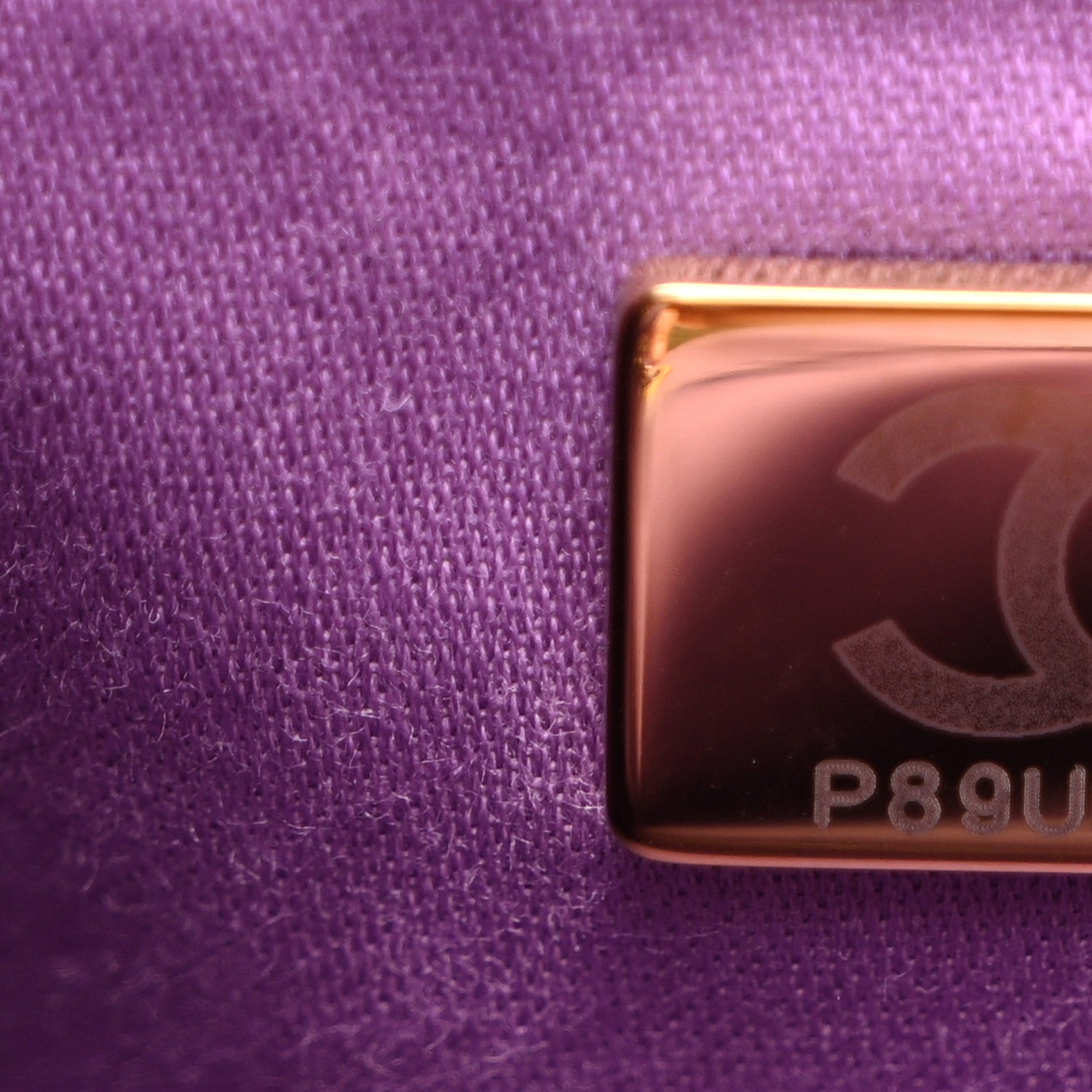 Chanel Suede Quilted Mini Chanel 25 Handbag Purple 7 of 10