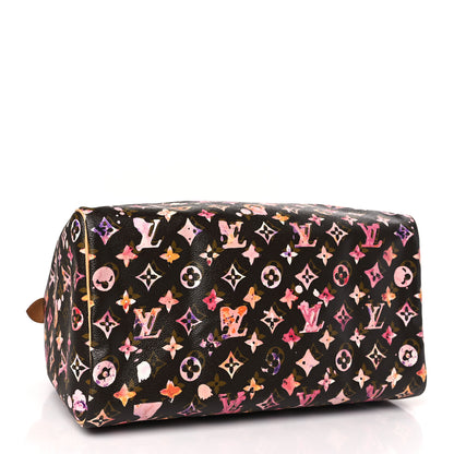 Louis Vuitton Watercolor Aquarelle Speedy 35 Brown 4 of 8