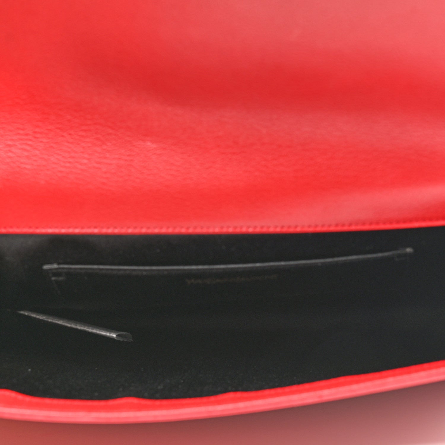 Saint Laurent Chevre Large Belle De Jour Clutch Lipstick Fuchsia 5 of 7