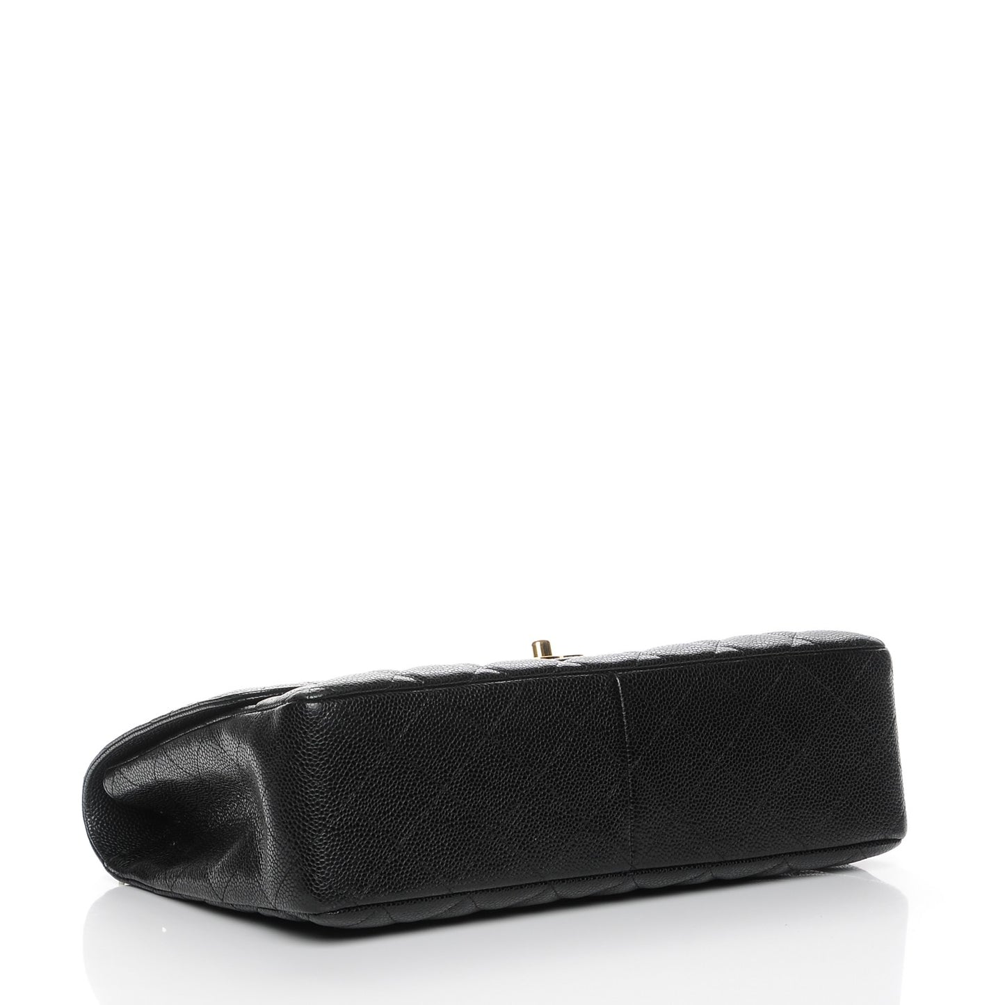 Caviar Quilted Jumbo Single Flap Black