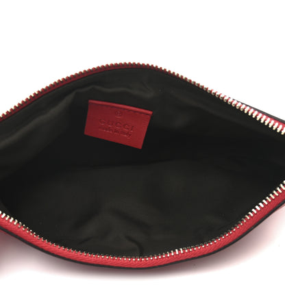 Gucci Guccissima Signature New Britt Wristlet Red 5 of 8