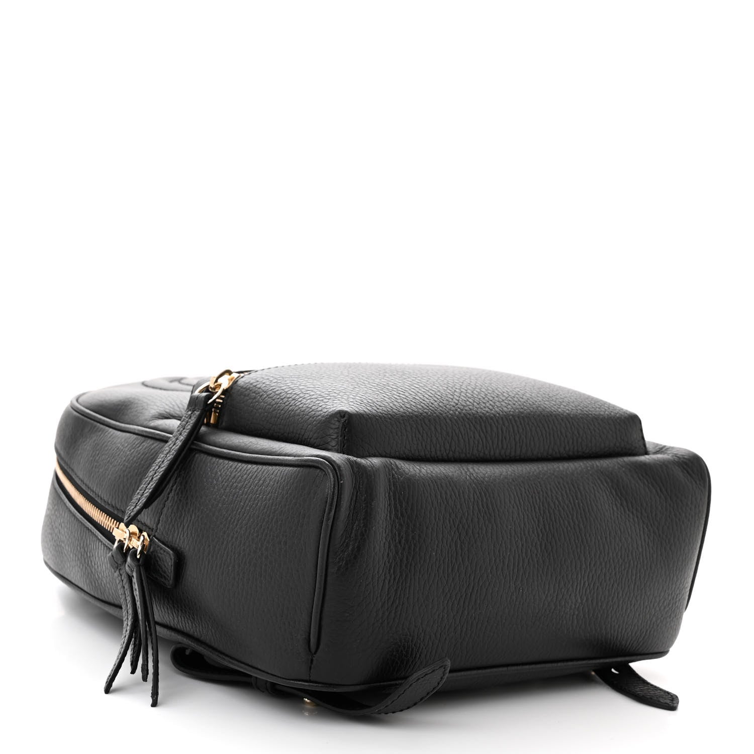 Gucci Pebbled Calfskin Soho Chain Backpack Black 4 of 10