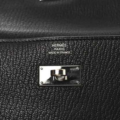 Hermes Chevre Mysore Kelly Longue Wallet Black 6 of 12