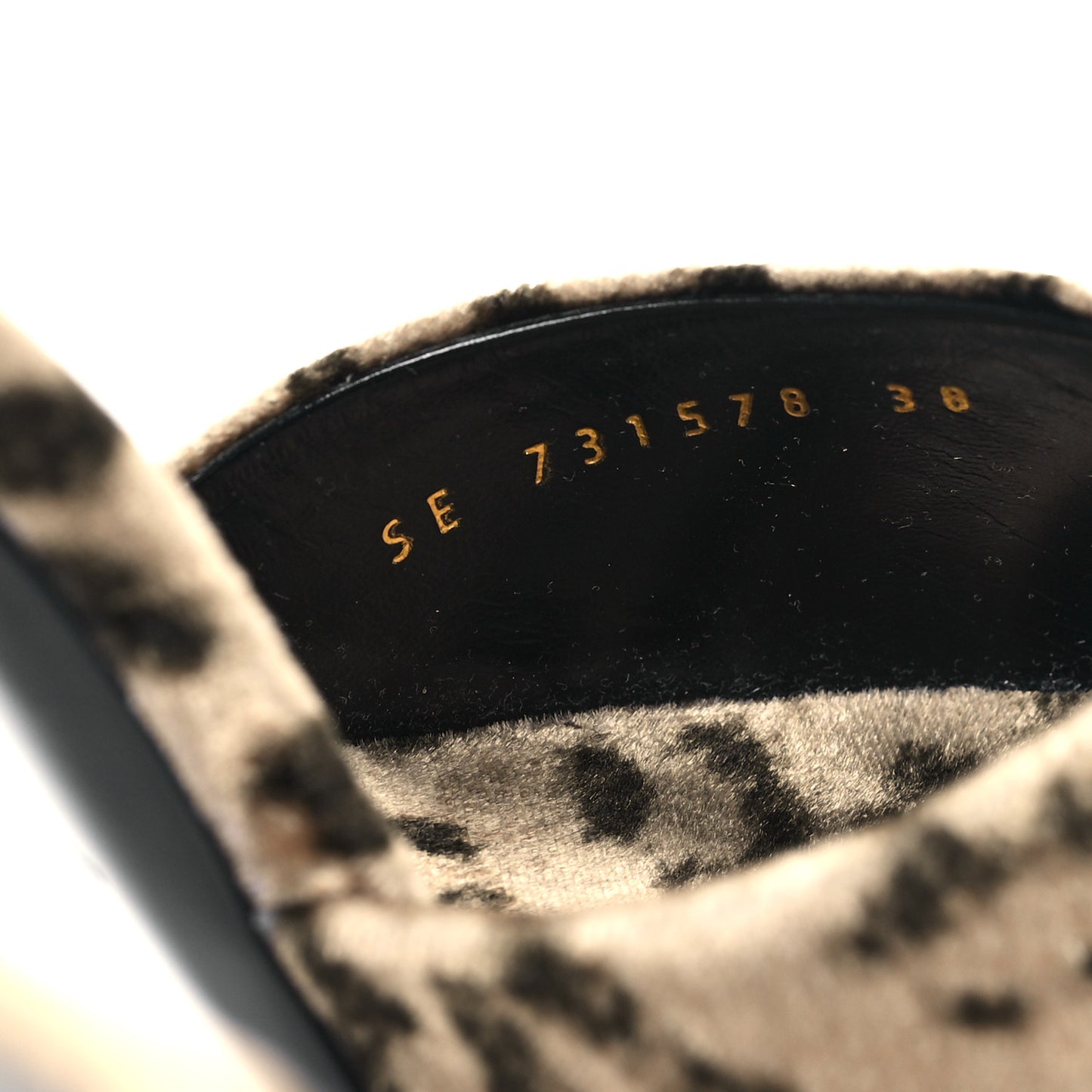 Velvet Leopard Print Gippy 105 Sandals 38 Manto Naturale