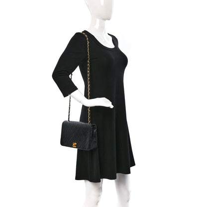 Chanel Lambskin Quilted Small Single Flap Black 2 of 9