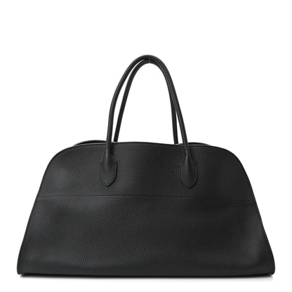 The Row Matte Grained Calfskin EW Margaux Black 1 of 8