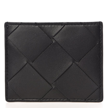 Bottega Veneta Nappa Maxi Intrecciato Card Case Black 1 of 7
