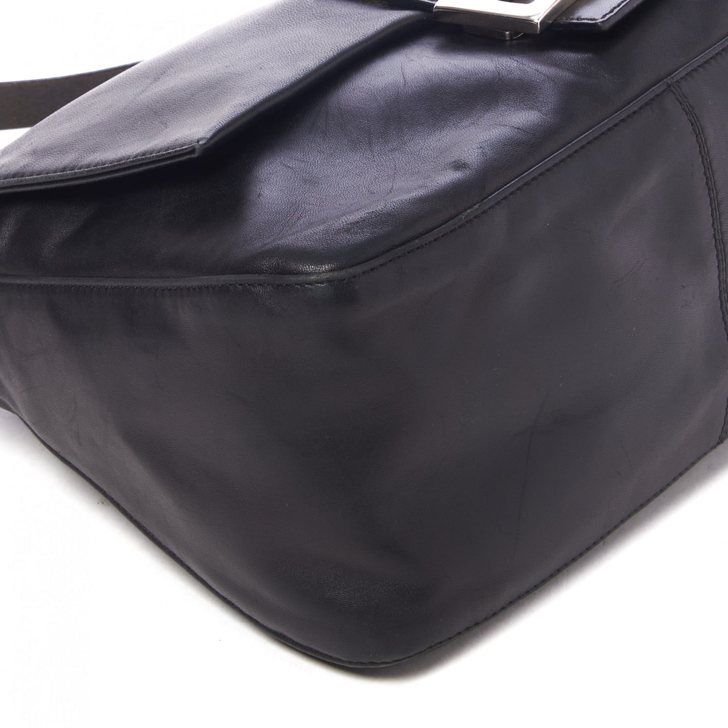 Lambskin Mama Baguette Black