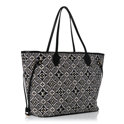 Louis Vuitton Jacquard Since 1854 Neverfull MM Grey 4 of 11
