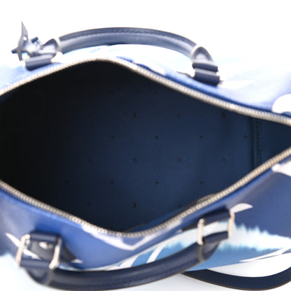 Louis Vuitton Monogram Escale Speedy Bandouliere 30 Blue 5 of 11