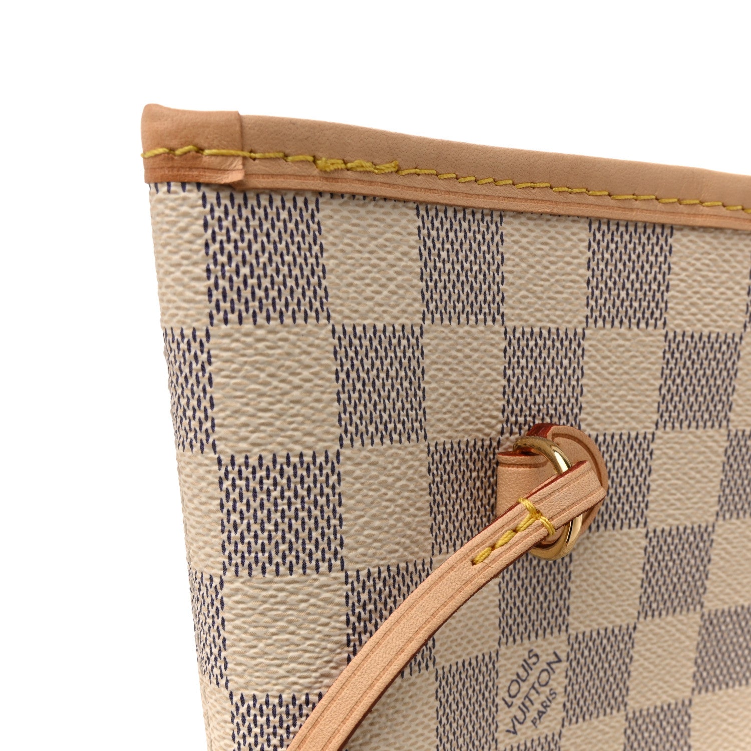 Louis Vuitton Damier Azur Neo Neverfull MM Rose Ballerine 12 of 16