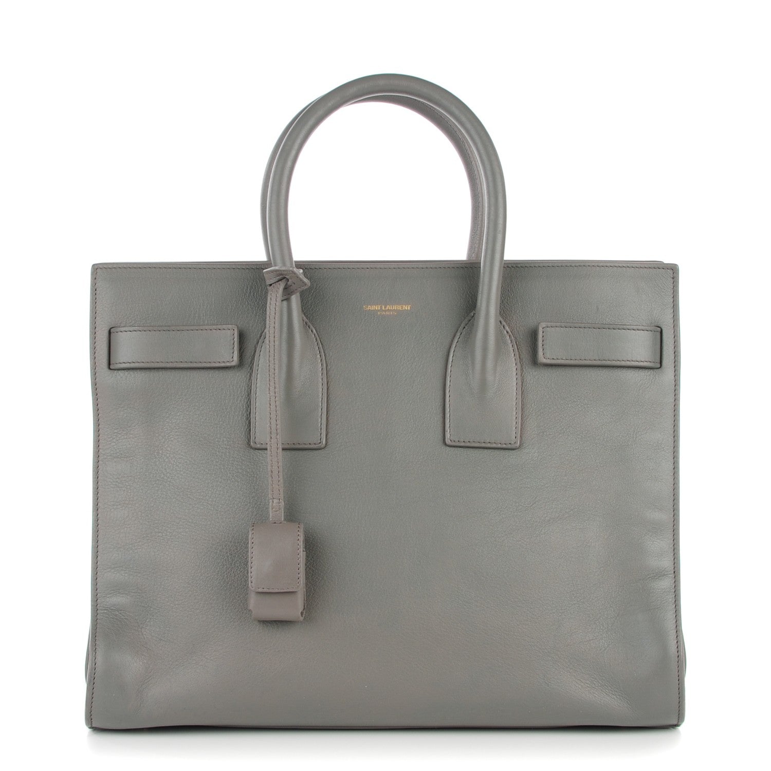 Saint Laurent Calfskin Small Sac De Jour Earth 1 of 7