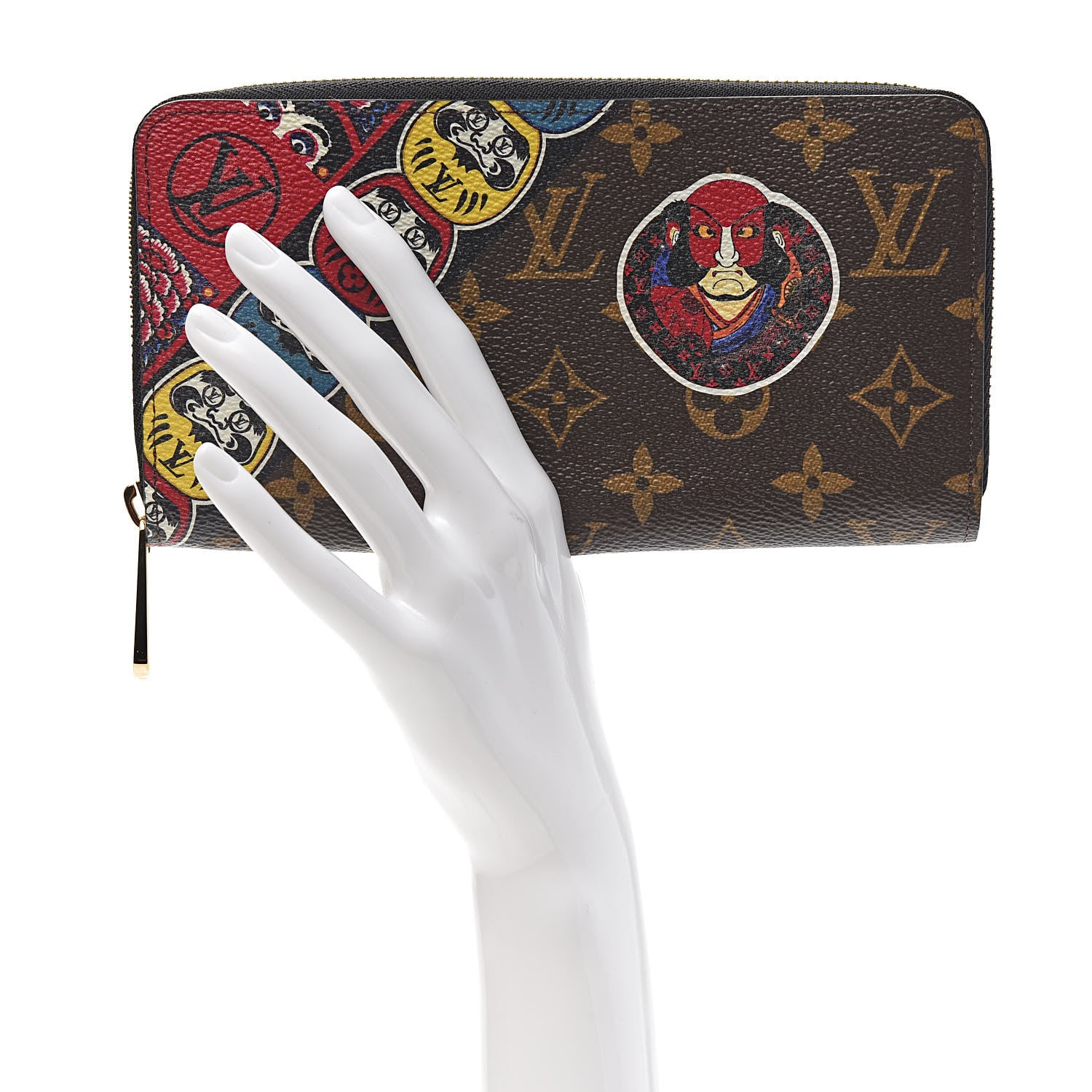 Louis Vuitton Monogram Kabuki Zippy Wallet 2 of 7