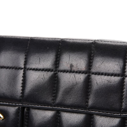 Chanel Lambskin East West Chocolate Bar Flap Black 12 of 19