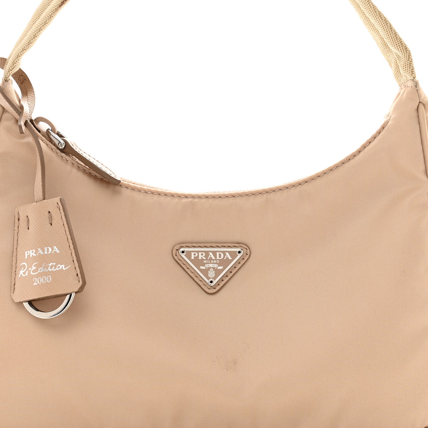 Tessuto Nylon Mini Re-Edition 2000 Bag Cammeo
