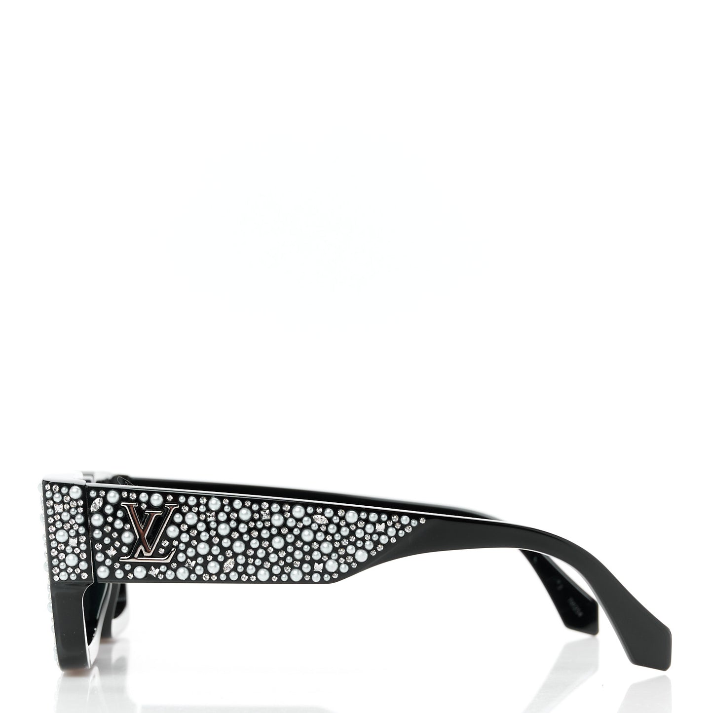 Acetate LV Clash Pearls & Strass Sunglasses Z2396W Black