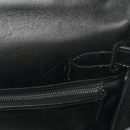 Hermes Box Toile Lakis Kelly 32 Black 14 of 24